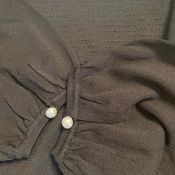 Pomadener Place black 3/4 sleeve dress - size m - Picture 6 of 9